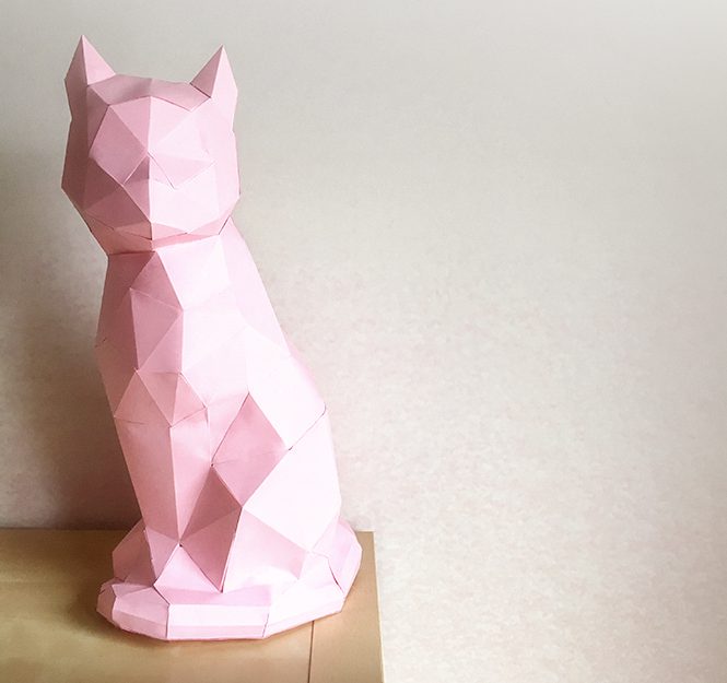 Le chat en origami
